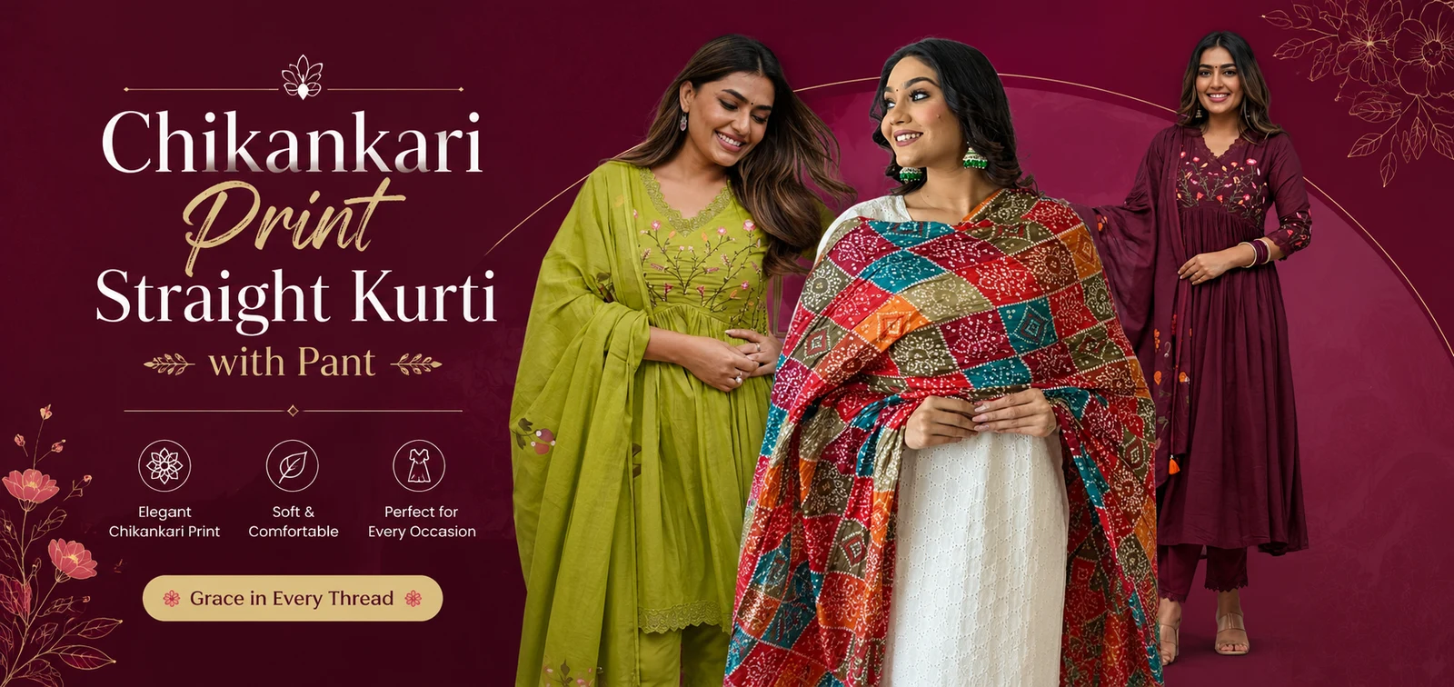 The Vedastra ethnic fashion collection banner