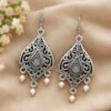 Floral Art Hook Earring